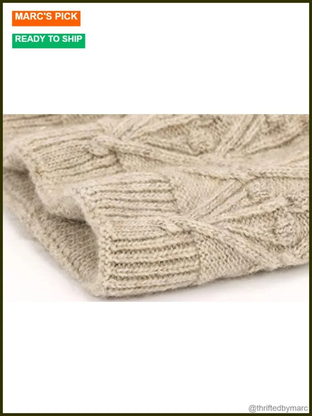 Double-Layer Yak Wool Acrylic Blend Winter Slouchy Knit Beanie